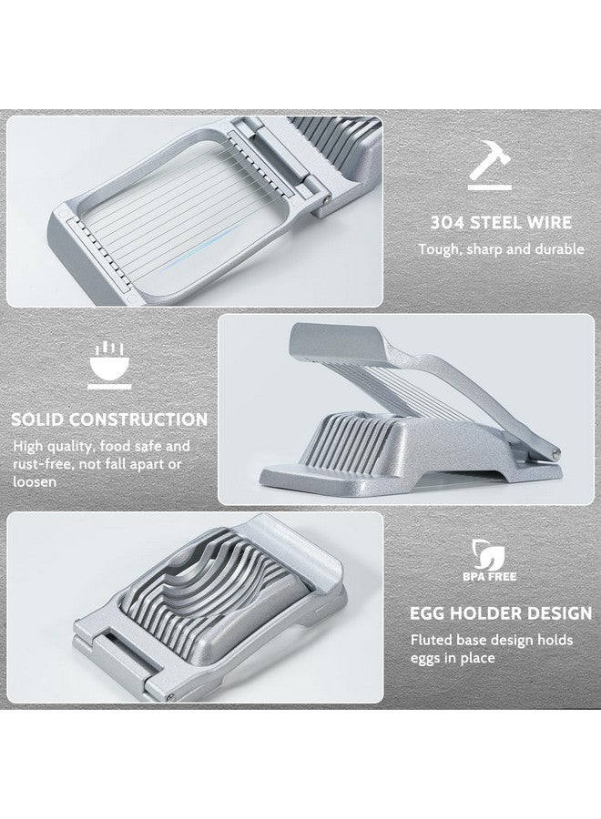 Sopito Heavy Duty Stainless Steel Wire Egg Slicer for Hard Boiled Eggs & Strawberry Other Soft Food - Image 4