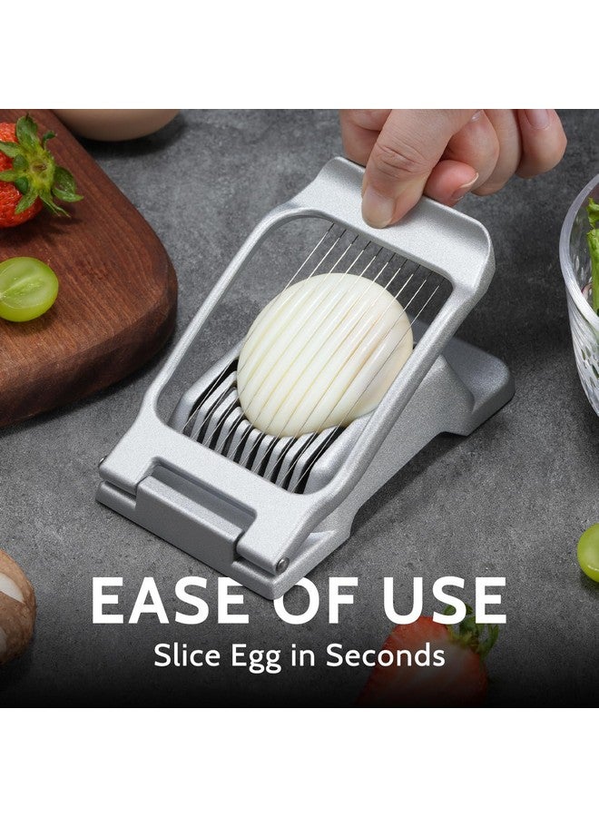 Sopito Heavy Duty Stainless Steel Wire Egg Slicer for Hard Boiled Eggs & Strawberry Other Soft Food - Image 3