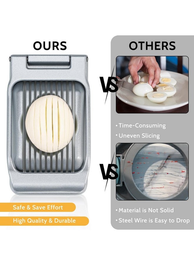 Sopito Heavy Duty Stainless Steel Wire Egg Slicer for Hard Boiled Eggs & Strawberry Other Soft Food - Image 5