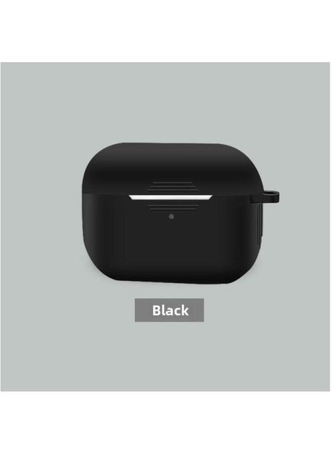 Protective Case For Airpods Pro Apple Third Generation Airpodspro2 Wireless Headset Silicone Case-Color:Black-Applicable Model:Airpods Pro2 (one-piece Model With Ears And No Dust Plug)