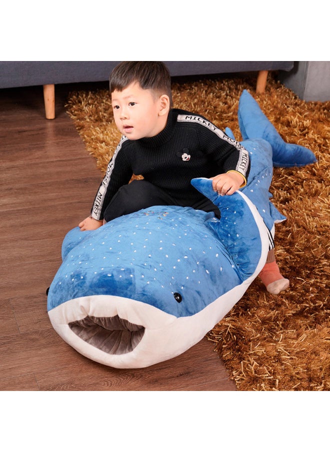 Generic - Deep Sea Blue Whale Pillow Large Cushion Children's Room Decoration Aquarium Souvenir Doll Toys Wholesale-Color:Gray Whale-Height:55cm 【0.22kg】 - Image 1