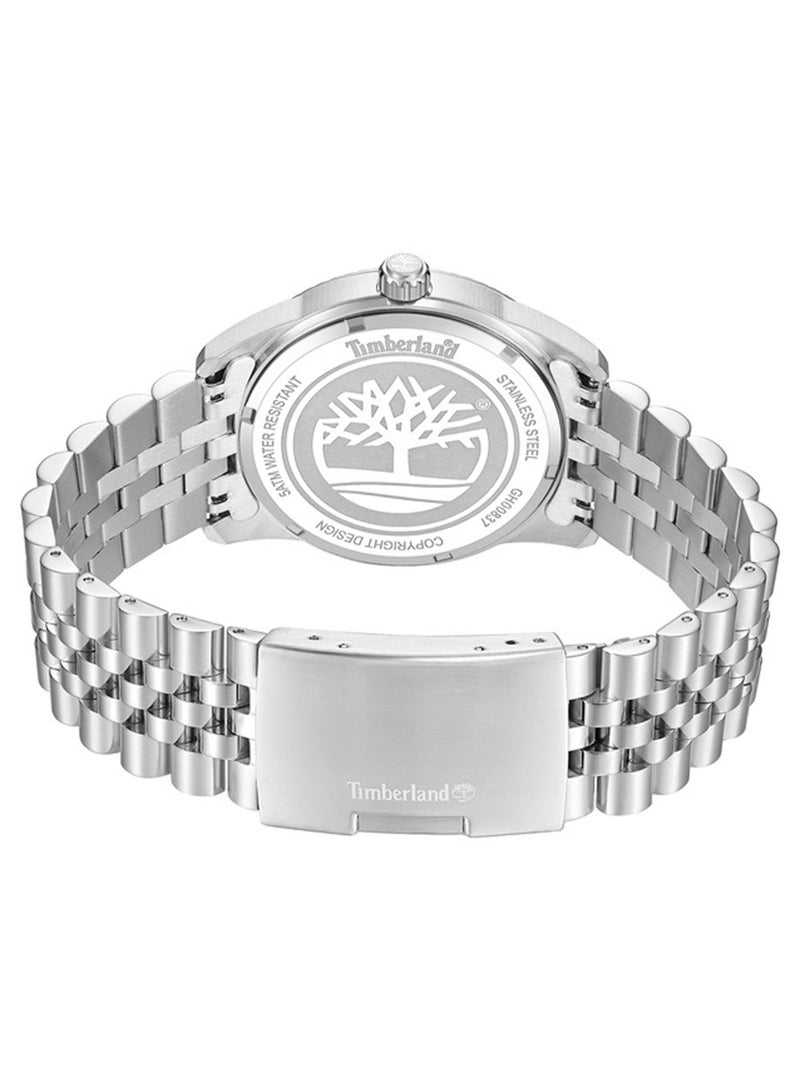 Timberland Men Northbridge Blue Dial Leather Strap Multifunction Watch for Men, 45mm - Image 3