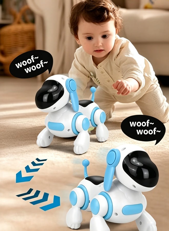 aoduoyaya Robot Dog Toy, Electric Walking Robot Puppy with LED Colorful Lights and Music,Interactive EducationalToy, Electronic Pet Toy for Toddlers Boys Girls, Kids Early Educational Birthday Gift - Image 5