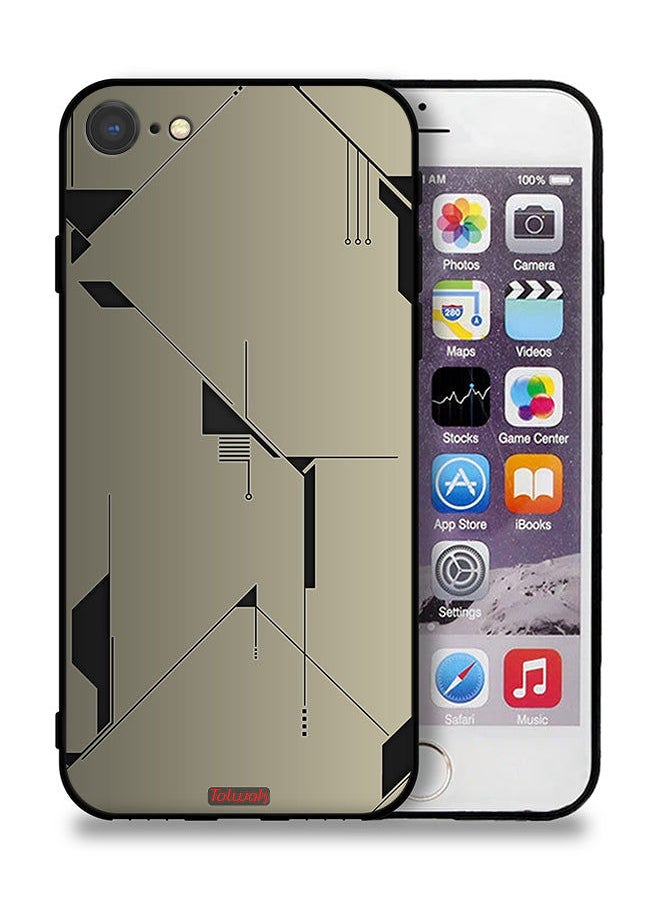 Tolwak - Apple iPhone SE (2020) Protective Case Minimalism Abstract Digital Art - Image 1