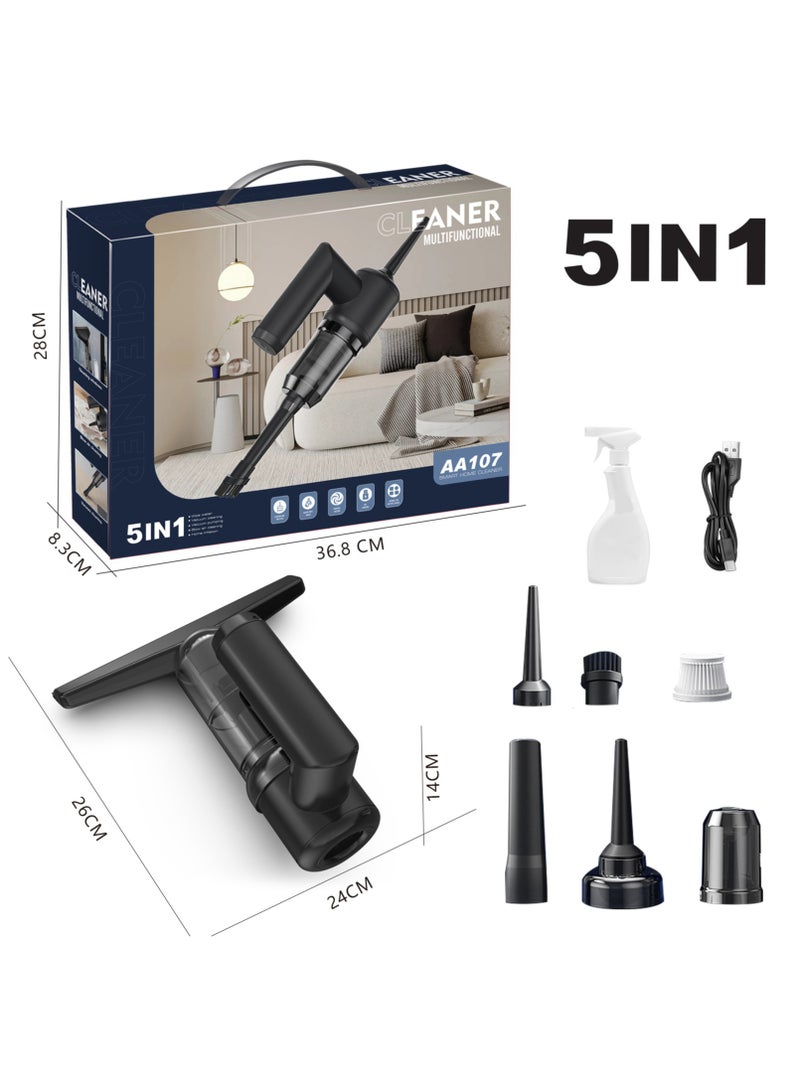 general Five-in-one Window Cleaning Robot Glass Cleaning Handheld Household Electric Glass Scraper Mirror Automatic cleaning Suction and Scraping In One - Image 1