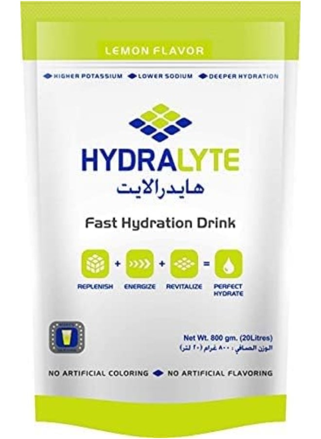 Hydralyte - Hydralyte Vitamin C + Electrolyte Hydration Sports Drink Powder Mix Pouch, 800 gm - Image 1