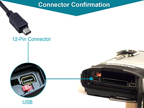 MaxLLTo USB PC Data + Battery Power Charging Cable/Cord/Lead for Olympus Camera CB-USB8 - Image 3