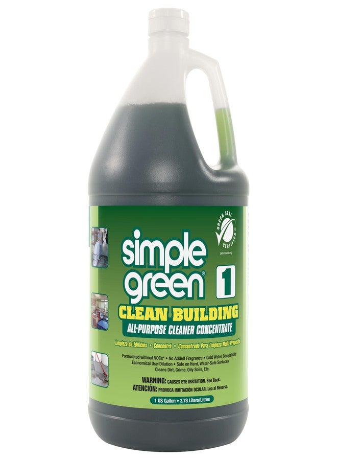 Simple Green Industrial SMP11001 Clean Building All-Purpose Cleaner Concentrate, 1gal Bottle - Image 1