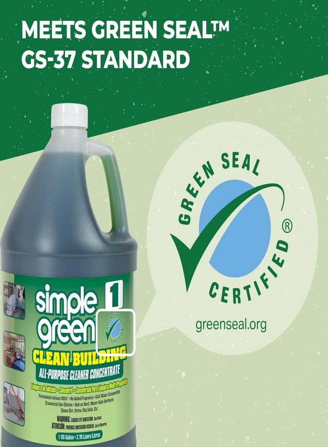 Simple Green Industrial SMP11001 Clean Building All-Purpose Cleaner Concentrate, 1gal Bottle - Image 4