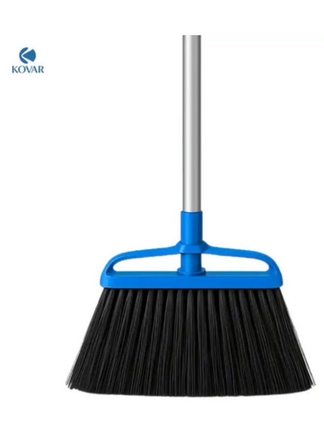 kovar مجموعة كوفار من المكنسة والجاروف مع شعيرات كثيفة وصلبة ومقبض طويل - Image 4