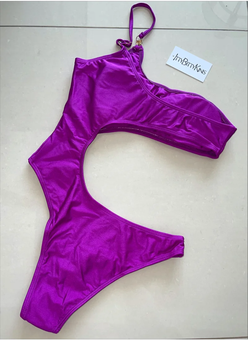 ايتي  بيتي كينيس Abbey Cut Out Swimsuit Purple
