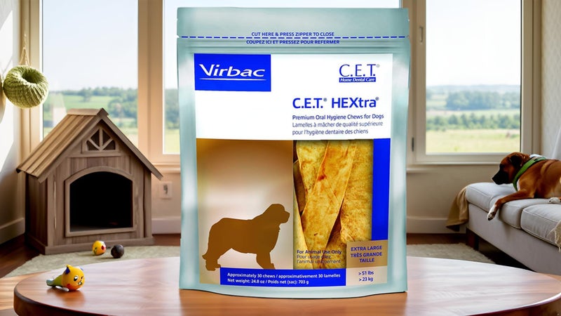 Virbac C.E.T. HEXtra Premium Oral Hygiene for Dogs, over 50lbs. - Image 2
