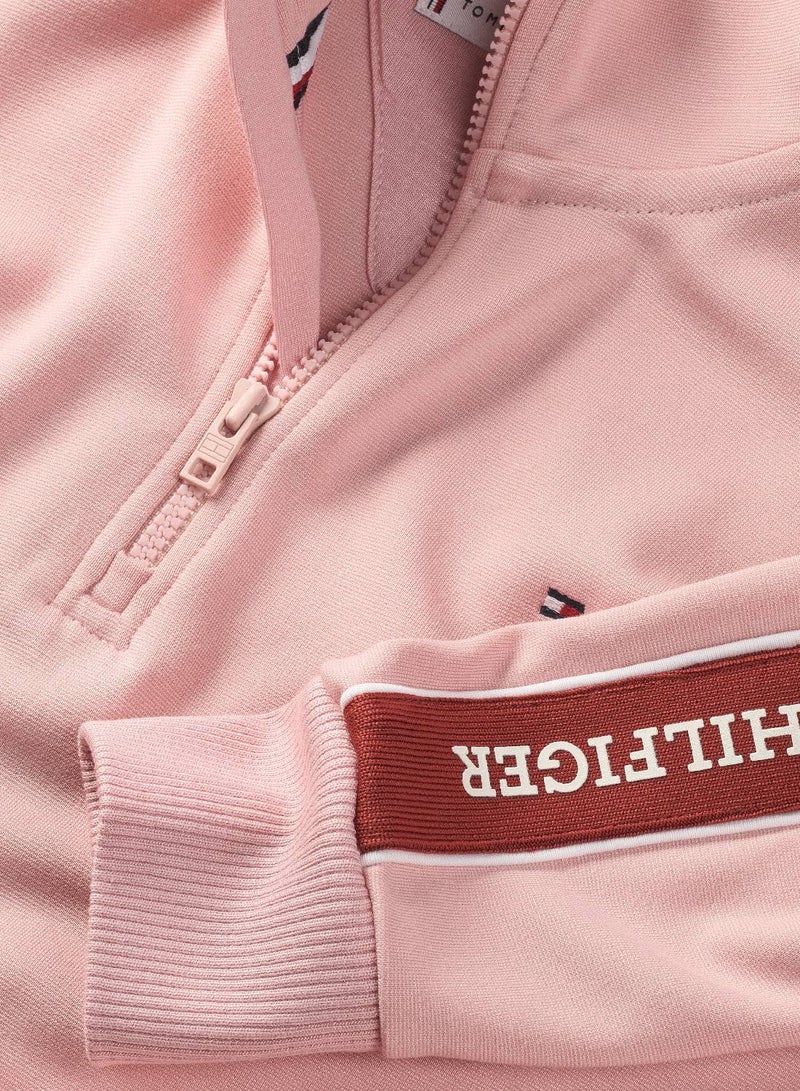 TOMMY HILFIGER Tape Half Zip Sweatshirt  - Image 3