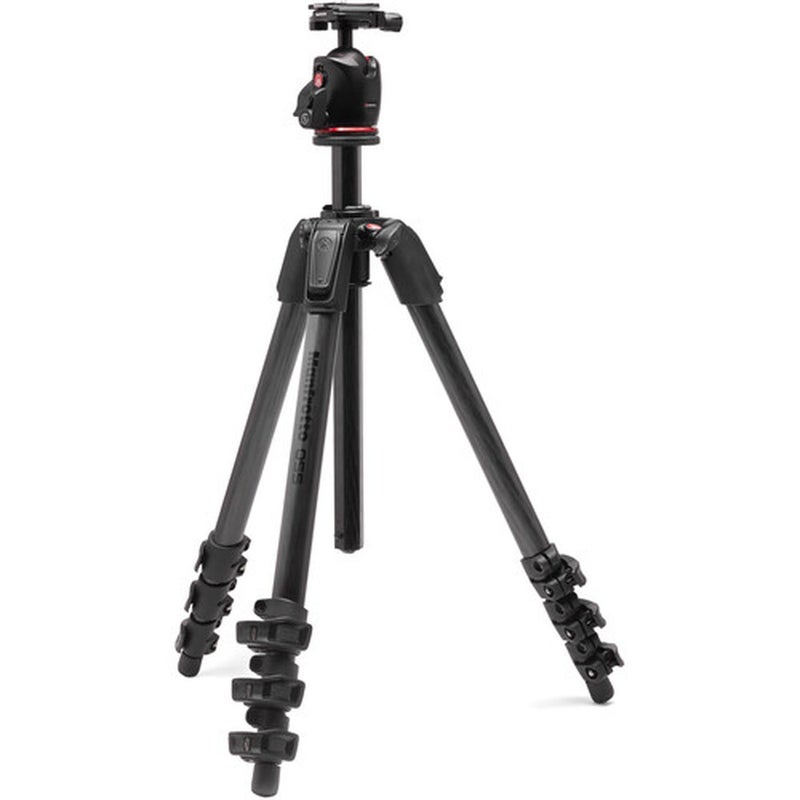 Manfrotto 055XPRO AS Carbon Fibre Tripod Kit with Ball Head - Image 1