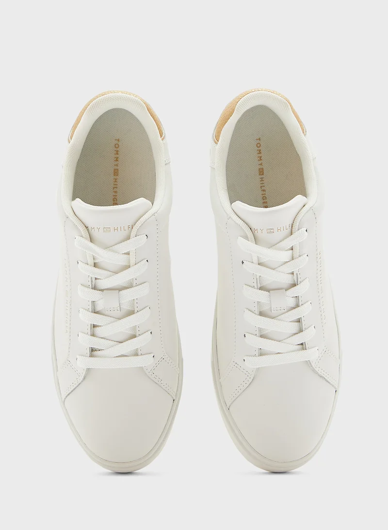 تومي هيلفيغر ESSENTIAL COURT SNEAKER METALLIC