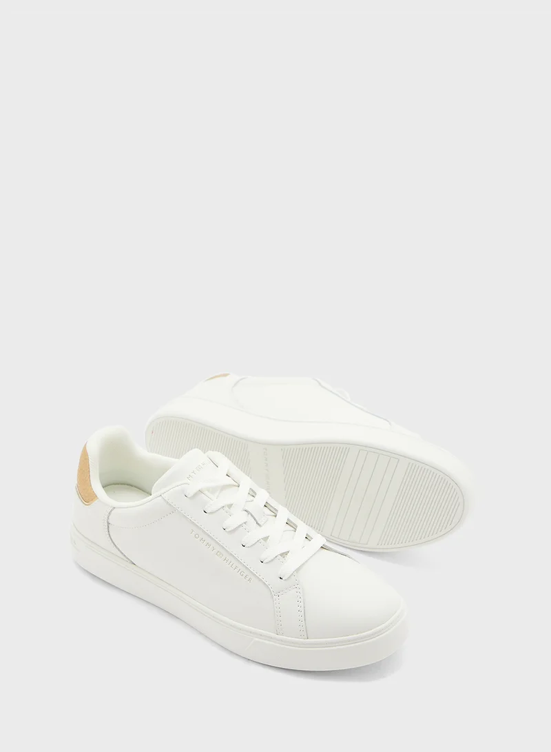 تومي هيلفيغر ESSENTIAL COURT SNEAKER METALLIC