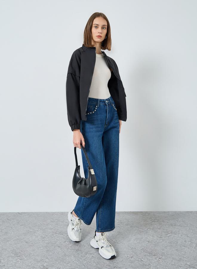 ستايلي جاكيت خفيف الوزن بقصة عادية - Image 2