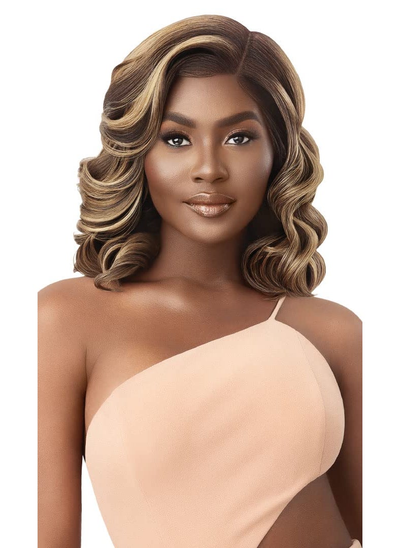 Outre - Outre Synthetic Melted Hairline HD Lace Front Wig  LAURENCE Color2 Dark Brown - Image 1