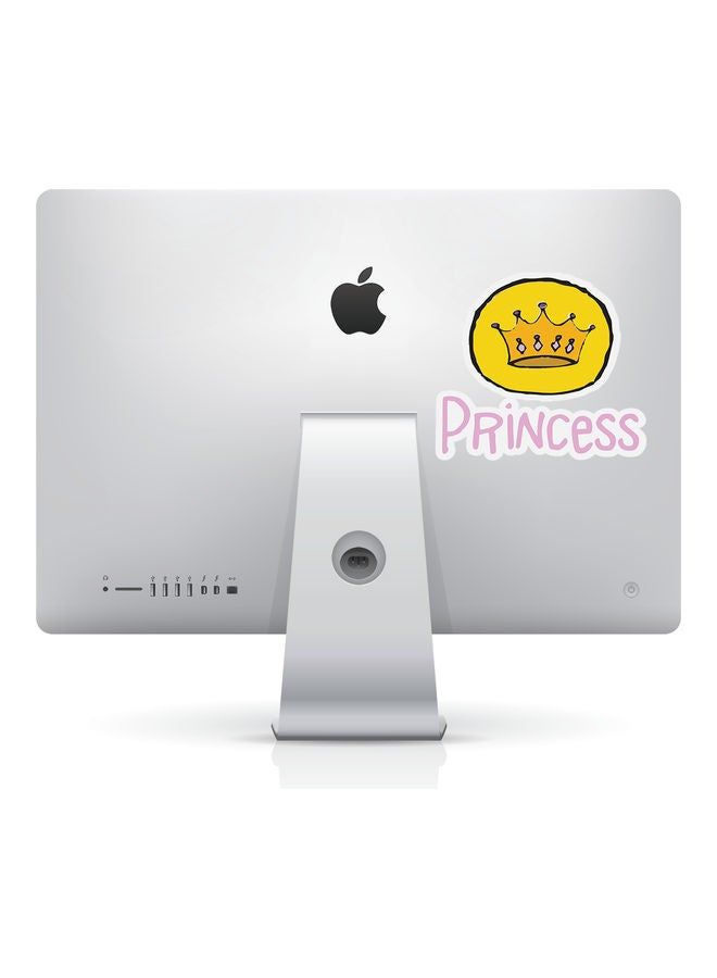 RKN Princess Crown Vinyl Sticker For College Stationary Notebook 6inch - Image 1
