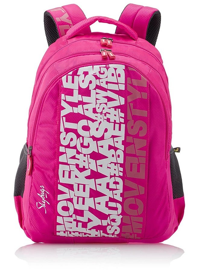 Skybags - Skybags Riddle Pink 15 Litres 46 Cms Casual Standard Backpack With Raincover - Image 1