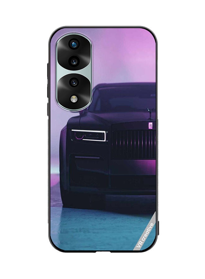 VR CREATIVE غطاء حماية لهاتف Honor 70 Pro Plus بتصميم رولز رويس متعدد الألوان - Image 1