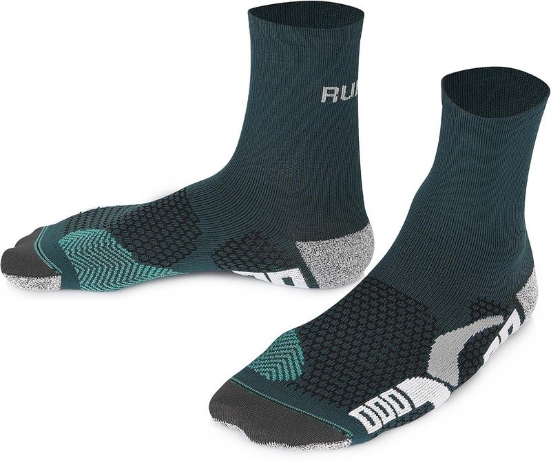 TODO Running Raid Quarter Running Socks Technical AntiBubble Padding for Men and Women with DryTex Colourful Sports Functional Socks Marathon Trail Jogging Running Running With Run Hard - Image 4
