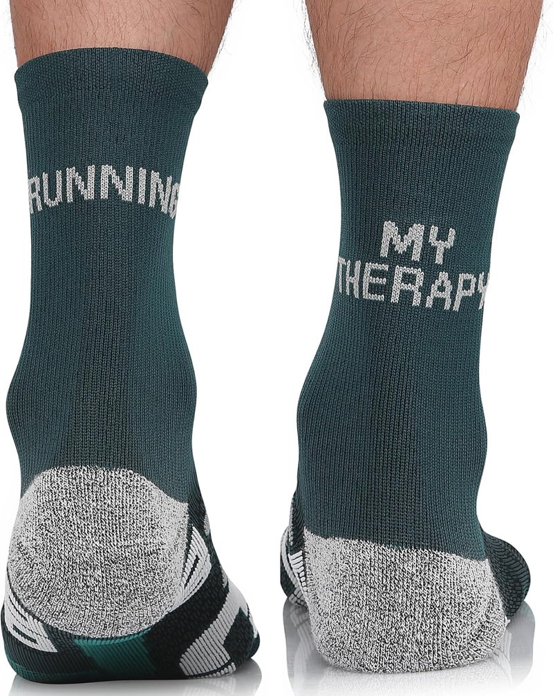 TODO Running Raid Quarter Running Socks Technical AntiBubble Padding for Men and Women with DryTex Colourful Sports Functional Socks Marathon Trail Jogging Running Running With Run Hard - Image 1