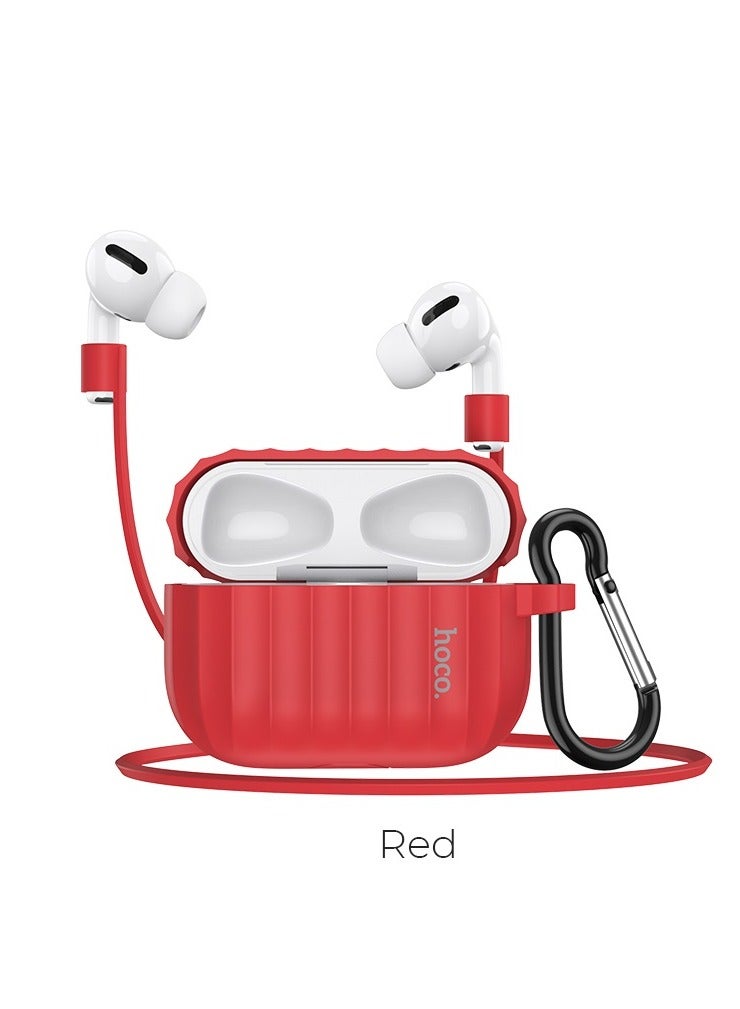 Hoco Protective case for AirPods Pro - Red