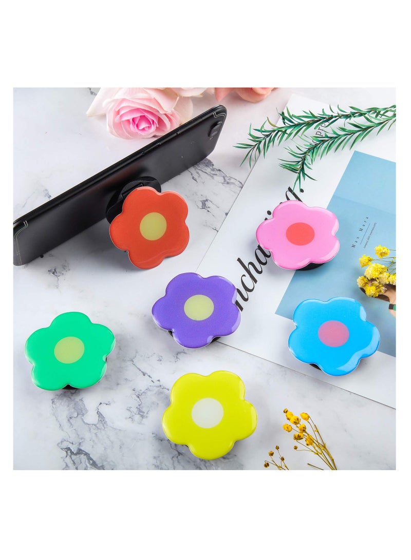 SYOSI, Flower Phone Back Grips Holder, Colorful Flower Phone Finger Stand, Foldable Finger Holder Cute Cellphone Grip for Most Smartphones and Tablets - Image 5