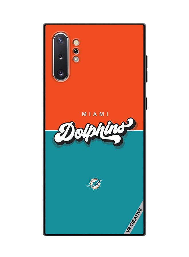 VR CREATIVE Protective Case Cover For Samsung Galaxy Note10 Plus 5G Dolphins Design Multicolour - Image 1