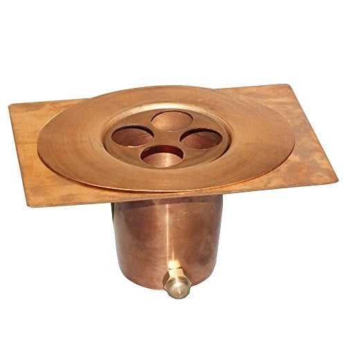 Monarch Rain Chains Monarch Pure Copper 3Piece Rain Chain Installation Kit - Image 2