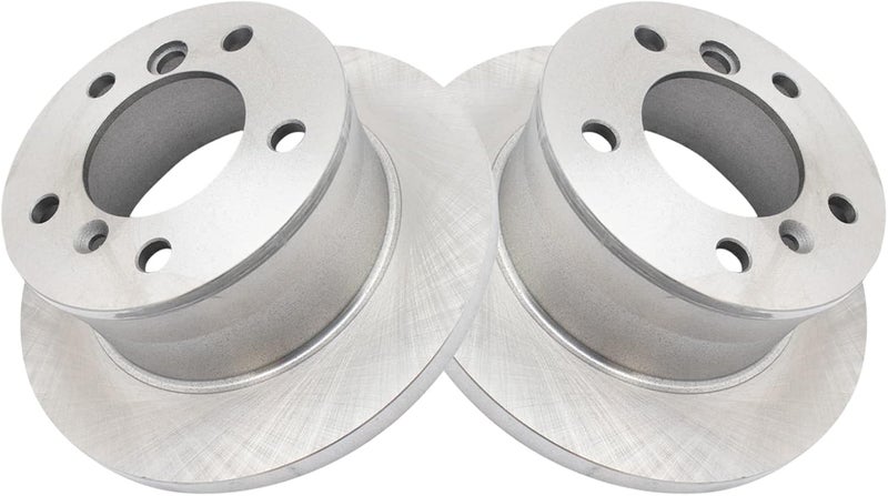 TRQ Rear Brake Rotors Set Solid Compatible with 2003-2006 Dodge Sprinter 2500 2003-2005 Sprinter 3500 2002-2006 Freightliner 2002-2005 2002-2008 Mercedes-Benz G500 2003-2010 G55 AMG 2009-2013 G550 - Image 3