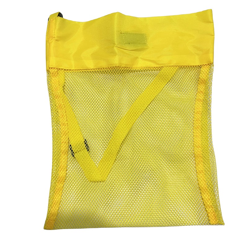 Generic Medium Shell Beach Toy Quick Storage Bag Yellow