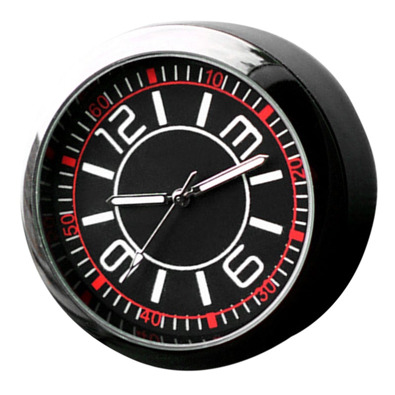 Night Glow Car Clock Stick-On Dashboard Digital Clock Decorative Vehicle Clock Dashboard Clock Decor Car Accessories Car Decorative Clock - Image 1