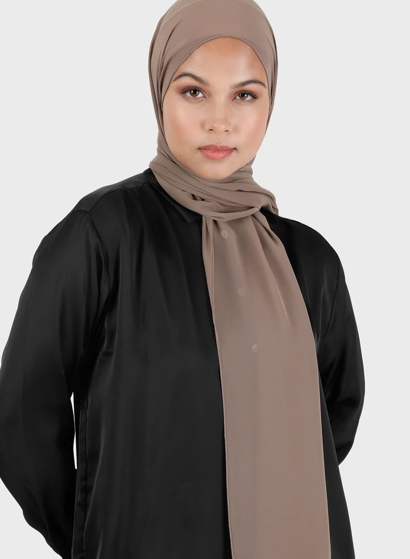 Differenza By Modanisa Plain Chiffon Shawl