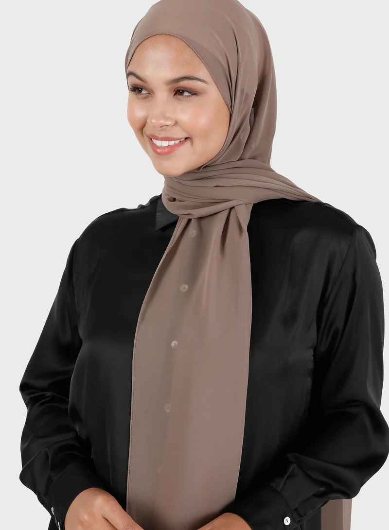 Differenza By Modanisa Plain Chiffon Shawl