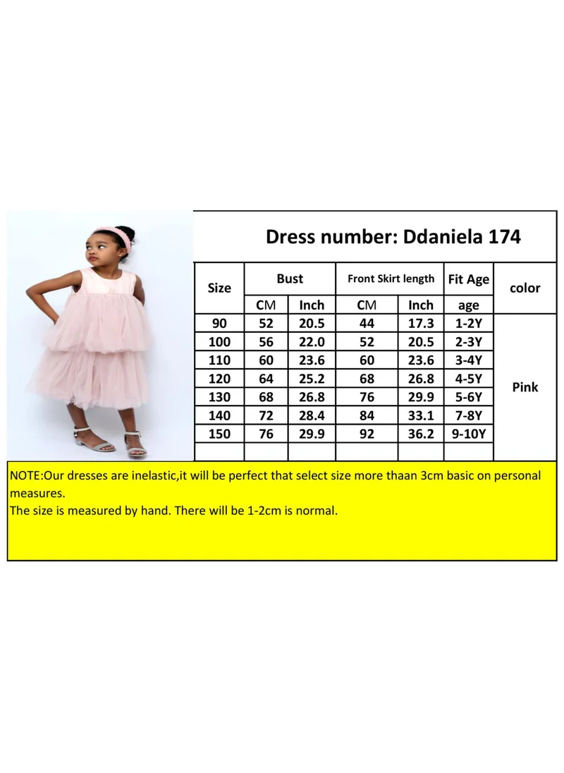 D'Daniela Marcia Party Dress Pink Colour