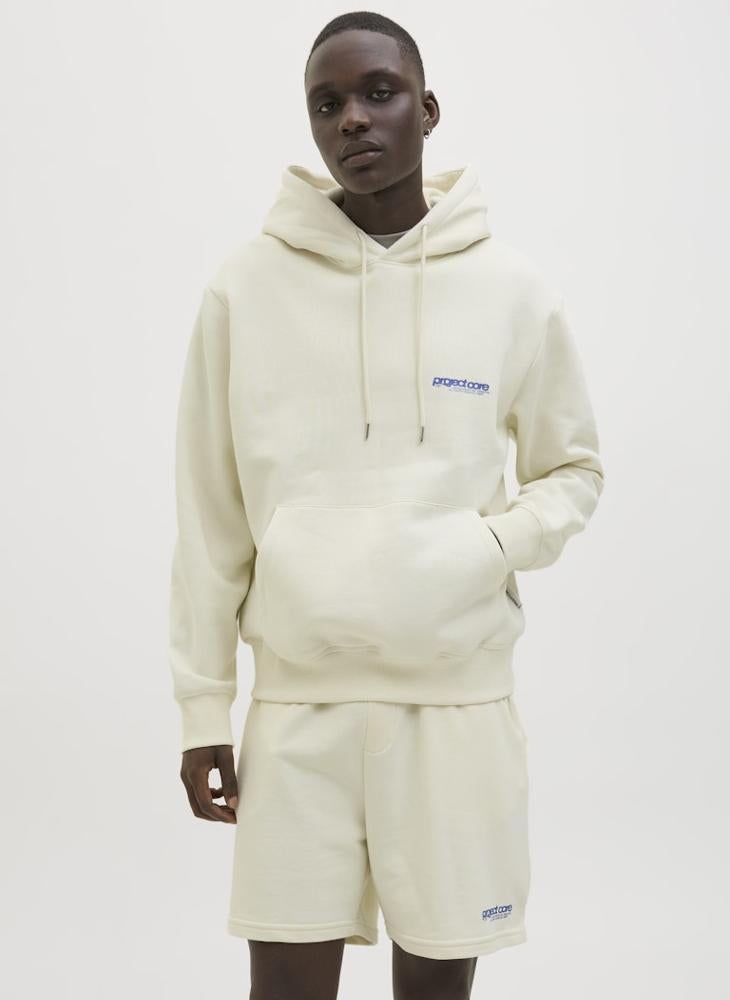 JACK & JONES Printed  Sweat Hoodie - Image 1