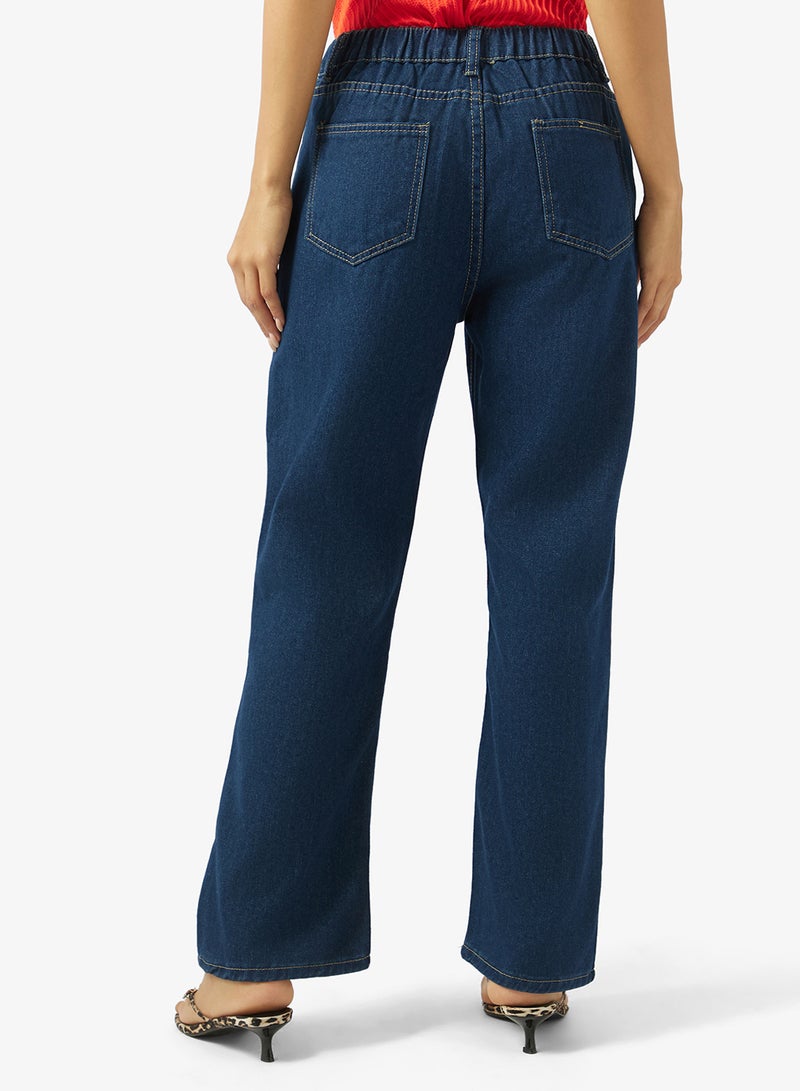 Ginger Mid Rise Straight Fit Jeans - Image 3