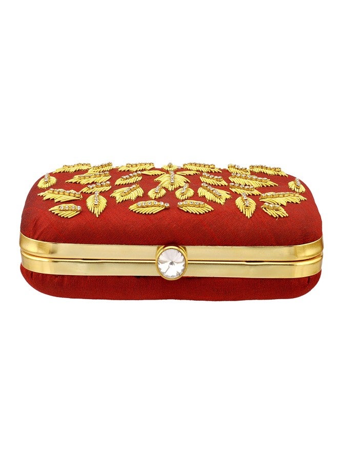 DUCHESS Women's Clutch (Maroon) - Image 5