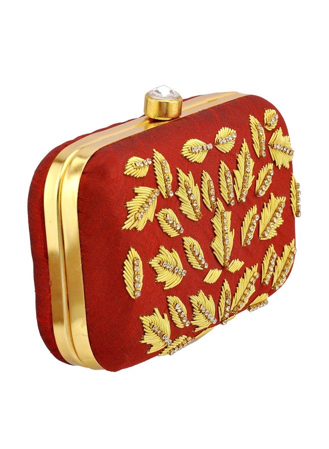 DUCHESS Women's Clutch (Maroon) - Image 4