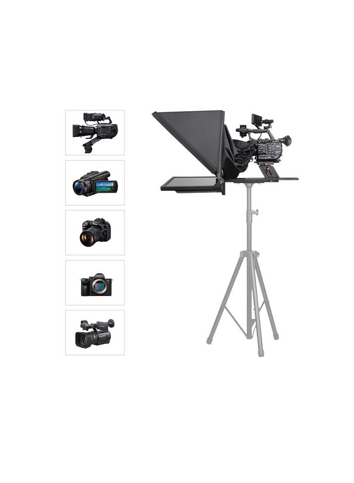 ديسفيو مجموعة Desview T15 Teleprompter مع شاشة ذاتية الرجوع مقاس 15 بوصة - Image 2