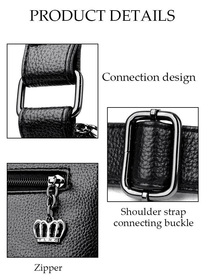 DUNISO - Crossbody Bag For Women Waterproof Wear Resistant Shoulder Bag Large Capacity Softable Faux Leather Cross-body Bag With Adjustable Strap For Ladies - Image 1