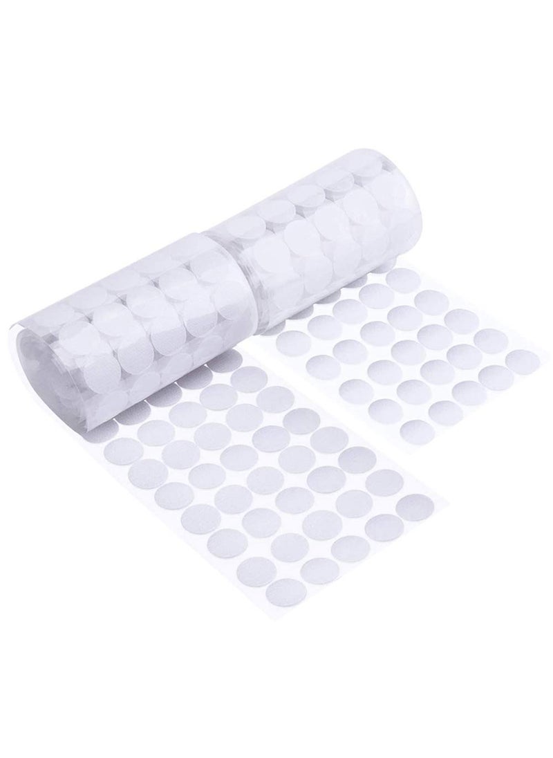 Sooleo 500Pcs Self Adhesive Dots by Sooleo 078 Inch Diameter Two Separate Hook and Loop Dots Tapes Premium Sticky Nylon Back Coins with High Viscocity Glue Great for Classroom Office Home 250 Pairs 