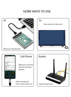 2.5 SATA to USB 3.1  External Hard Drive Enclosure for 2.5 Inch SSD & HDD - pzsku/Z7C9D61606EF78BFECB13Z/45/_/1725459981/308e5293-59db-45aa-af5b-a782085b7498