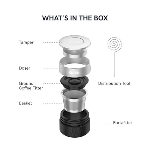 OutIn Nano Espresso Accessories Kit, Basket Plus, double shot - Image 2
