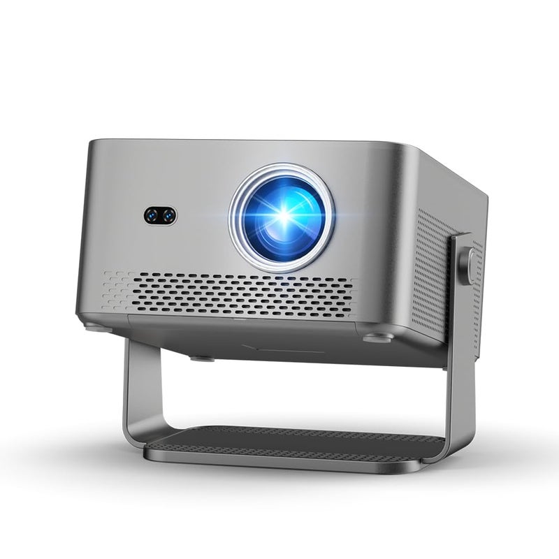 Magcubic 4K Smart Projector with WiFi and Bluetooth, 800 ANSI, TV Stick Built-in, Auto Focus & Keystone, Voice Control, 180Â° Rotatable Portable Movie Proyector for Home Theater Outdoor Bedroom - Image 1