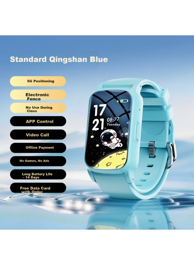 Suoying children's Phone Watch For Ages 6-12-18, Student Gps Call Video Waterproof Remote Monitoring New Sim Card Smarch - Image 2