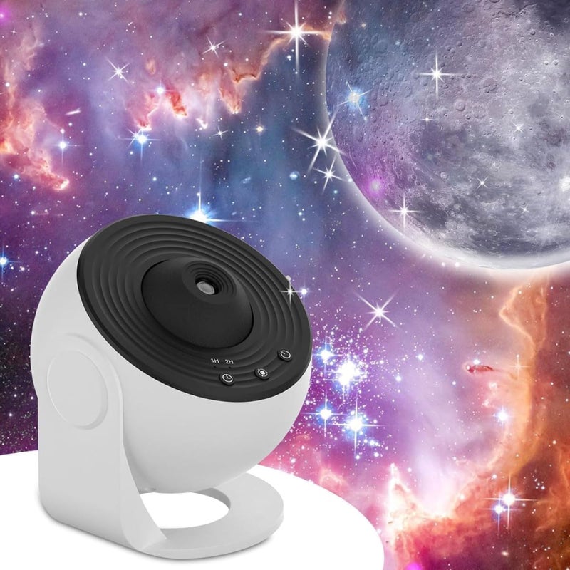 DIGI CORE 12-In-1 Galaxy Projector For Bedroom Star Projector Galaxy Light Adjustable Knob 12 Film Discs Planetarium Projector For Kids And Adults 360° Rotating Galaxy Projector Night Light Table Lamp - Image 1