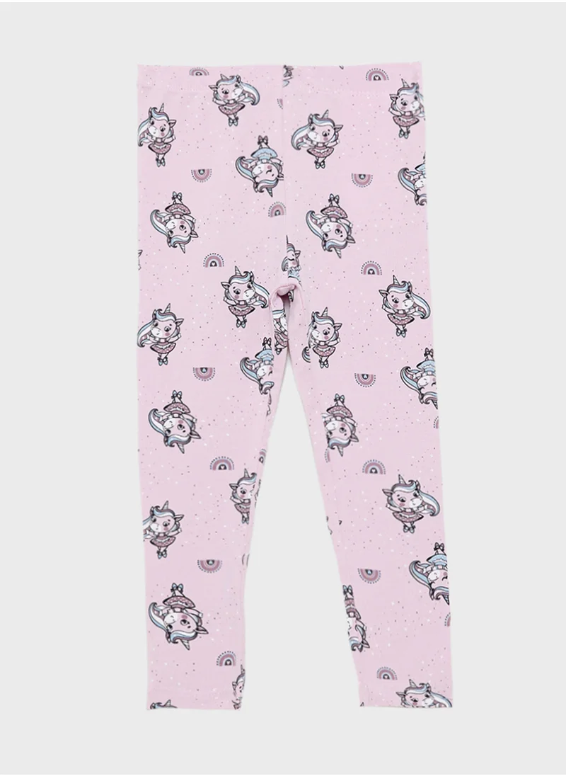 نيم ات Kids Aop Print Leggings